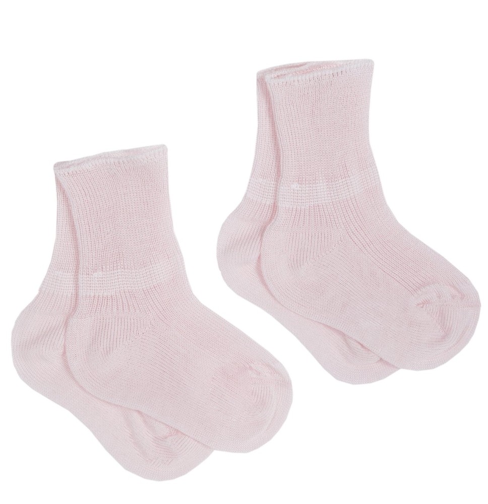 Set Chicco 2 calzini Rosa Azzurri o Bianchi primi giorni di cotone 13852