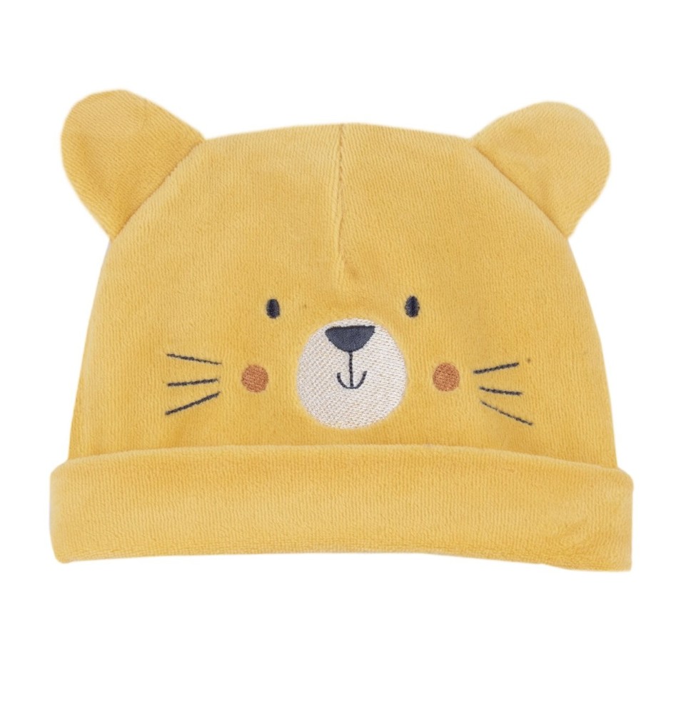 Cappello Chicco Panna o Giallo con applicazioni unisex 16512