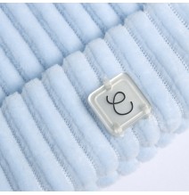 Cappello Chicco Azzurro con risvolto neonato ciniglia 16500