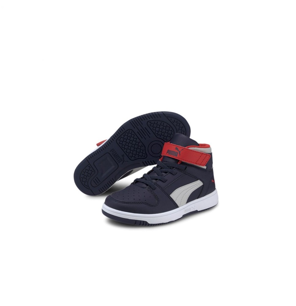 Sneakers Puma Blu e Bianche Bambino Rebound Layup SL V Inf 37048905