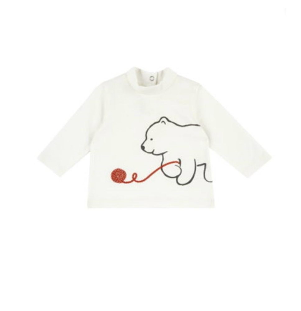 Maglietta Chicco Bianca Neonato 07758
