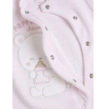 Tutina Chicco Rosa aperta davanti neonata 07861
