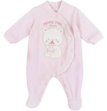 Tutina Chicco Rosa aperta davanti neonata 07861