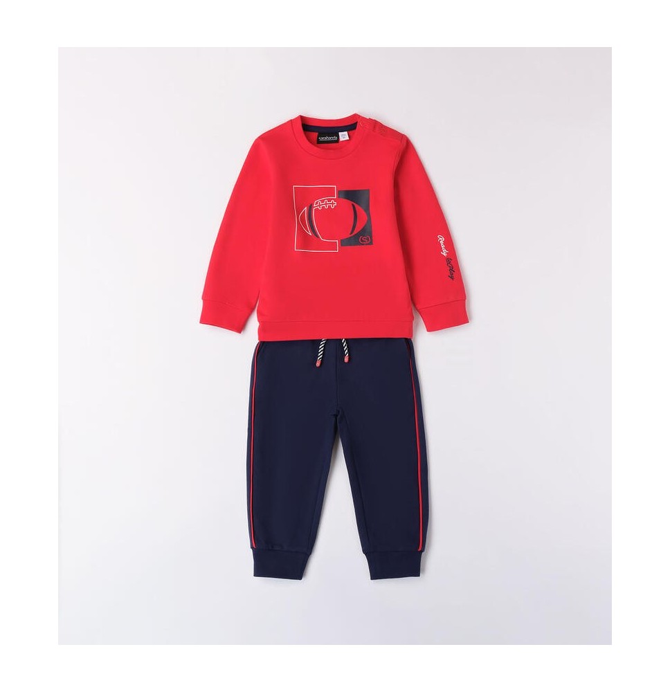 Tuta Sarabanda Rossa bambino sportiva 8033