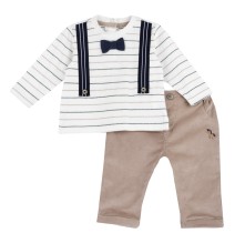 Completo Chicco beige maglietta con pantaloni 09075980000000_061