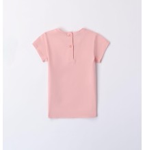Maglietta Sarabanda Rosa cuori bambina 14908222G1 Maglietta Sarabanda Rosa cuori bambina 14908222G1