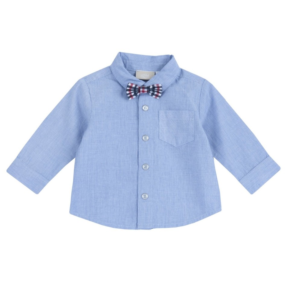 Camicia Chicco azzurro manica lunga  54720