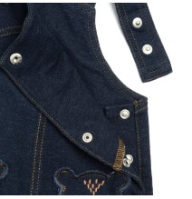 Salopette Chicco blu effetto denim 95649