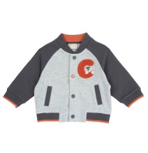 Felpa Chicco aperta davanti con bottoni grigia 05900