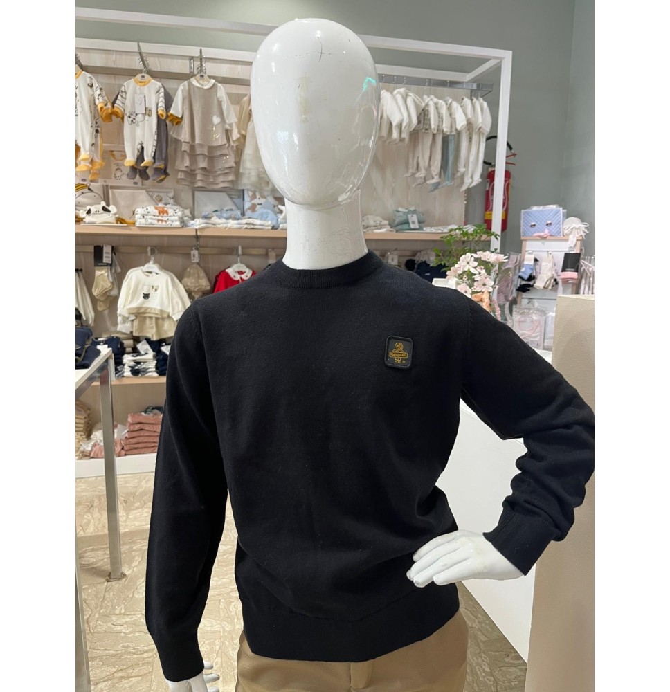 Maglioncino Refrigiwear Nero Ragazzo RW143