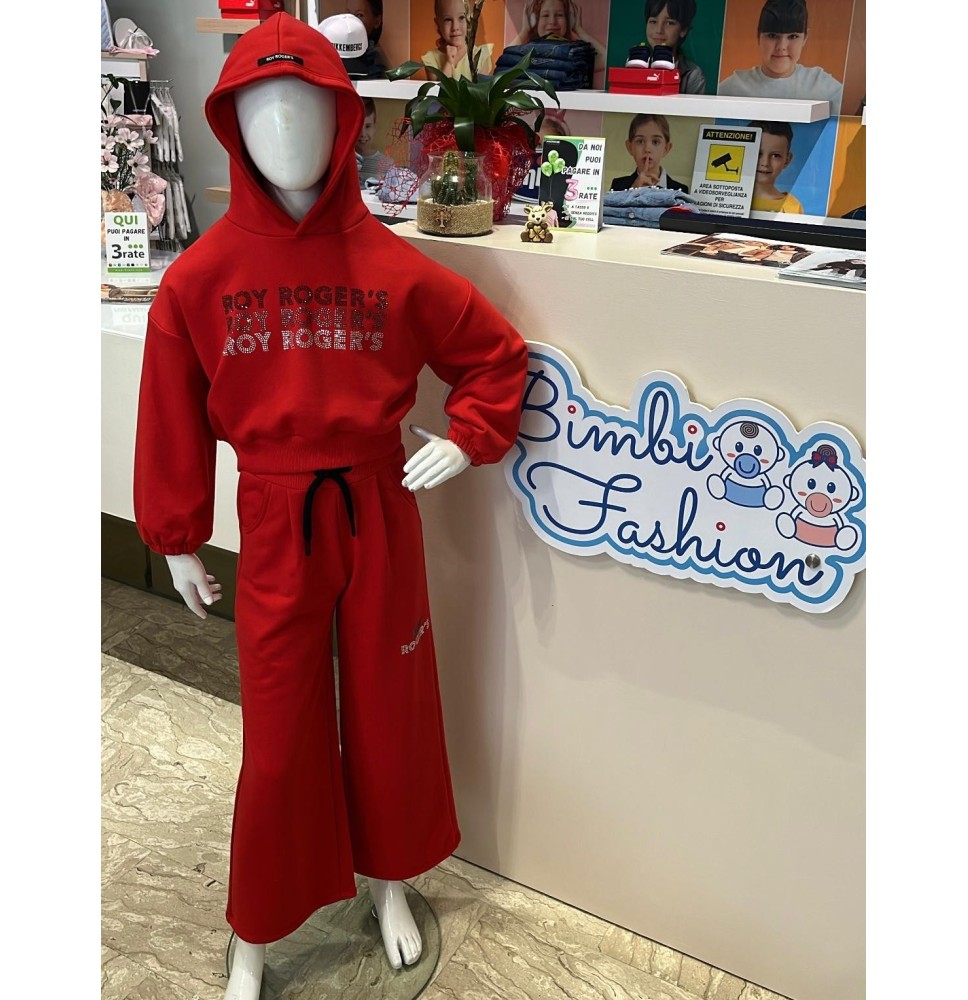 Felpa Roy Roger's Bimba Rossa o Nera B164