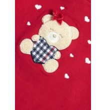 Completo Chicco rosso felpa e leggings  09075926000000-075