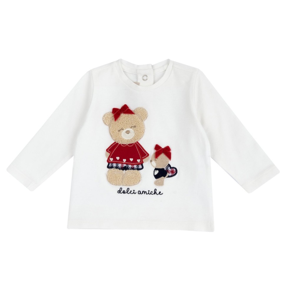 Maglietta con ricamo Chicco 07547