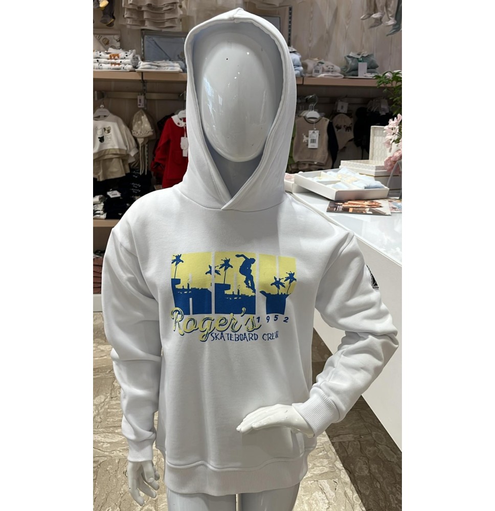 Felpa Roy Roger's Bianca Bimbo B148