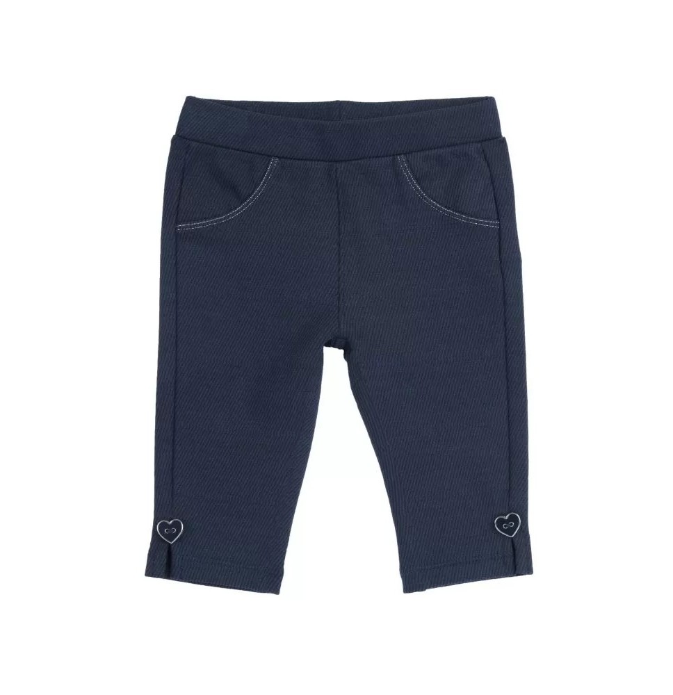 Pantaloni Chicco blue  lunghi felpa stretch 24373