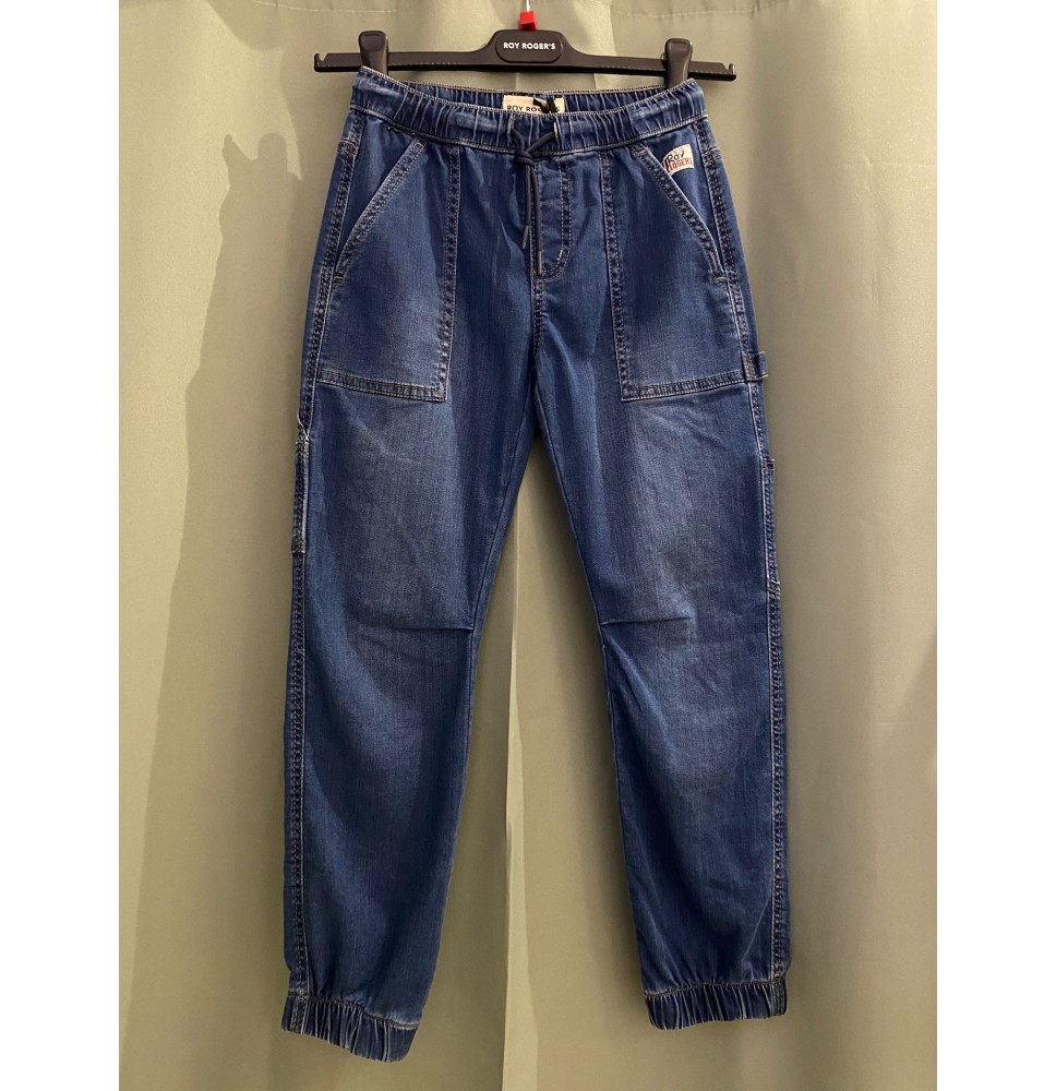 Jeans Roy Roger'S in denim blu bimbo B106