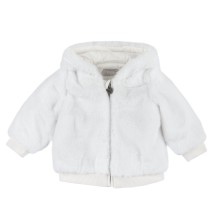 Felpa Chicco bianca con zip 07338