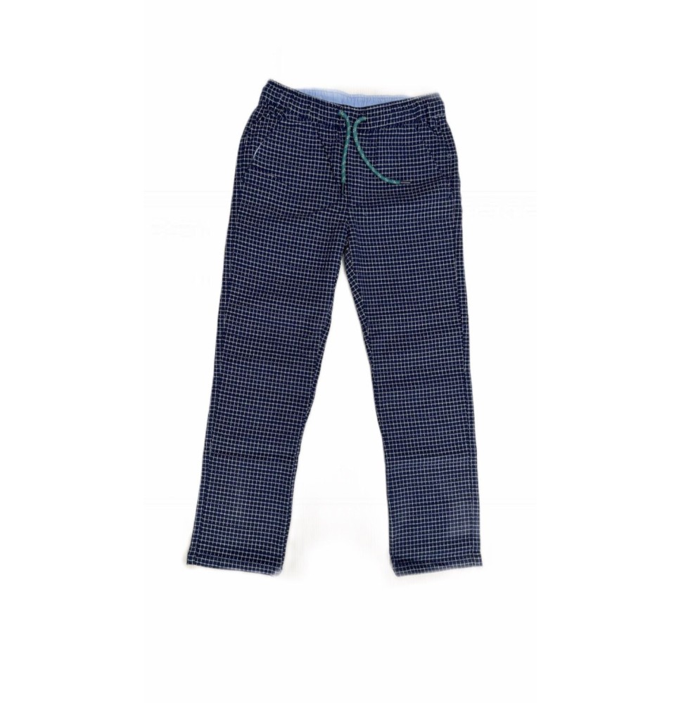Pantaloni Sarabanda Bimbo blu con quadretti B2030214400
