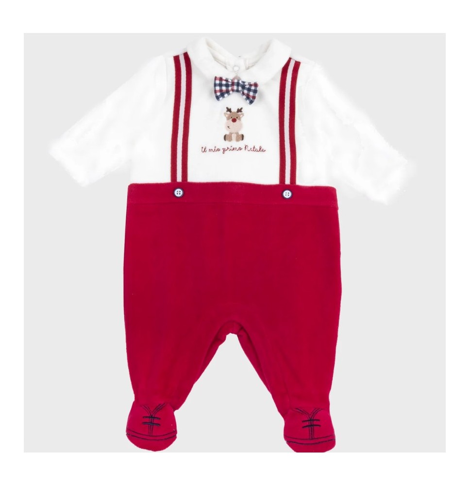 Tutina Chicco Natalizia Neonato Rossa 27199