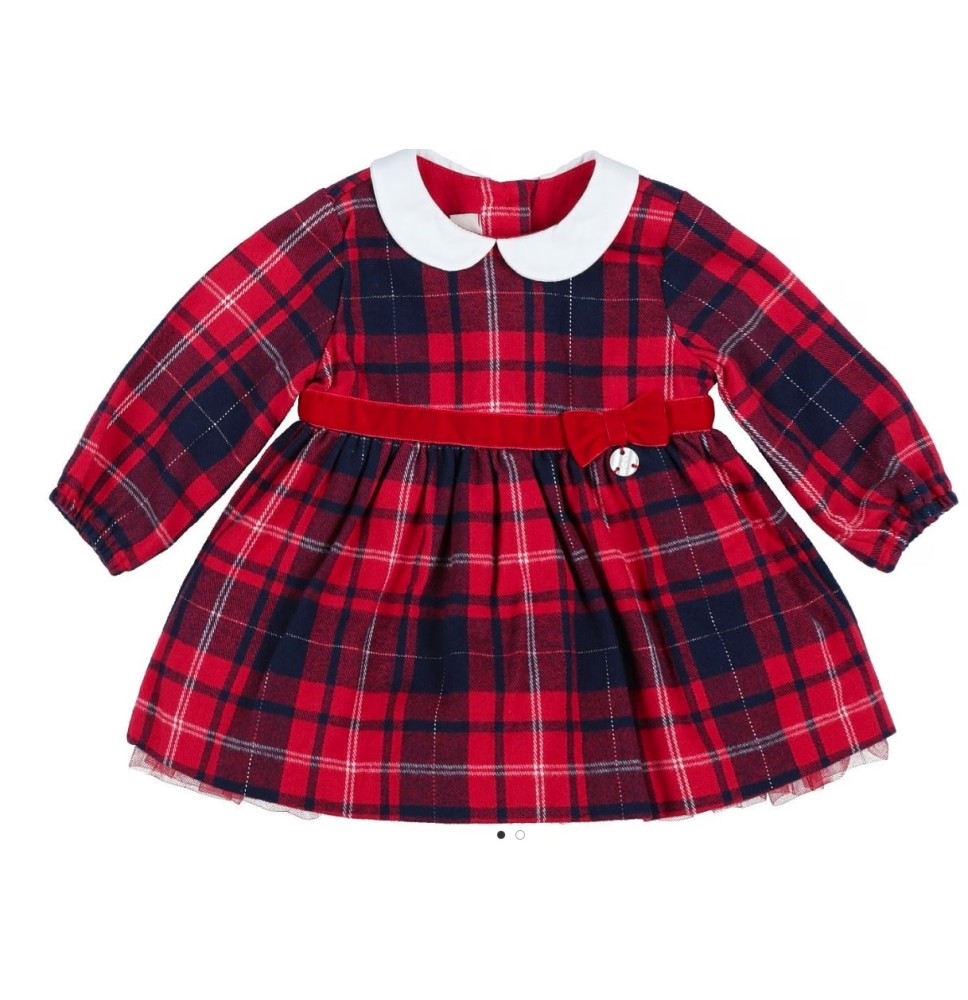 Vestito Chicco Neonata Rosso 07818