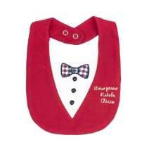 Bavaglino Chicco Natalizio Neonato Rosso 32972