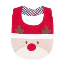 Bavaglino Chicco Natalizio Neonato Rosso 32973