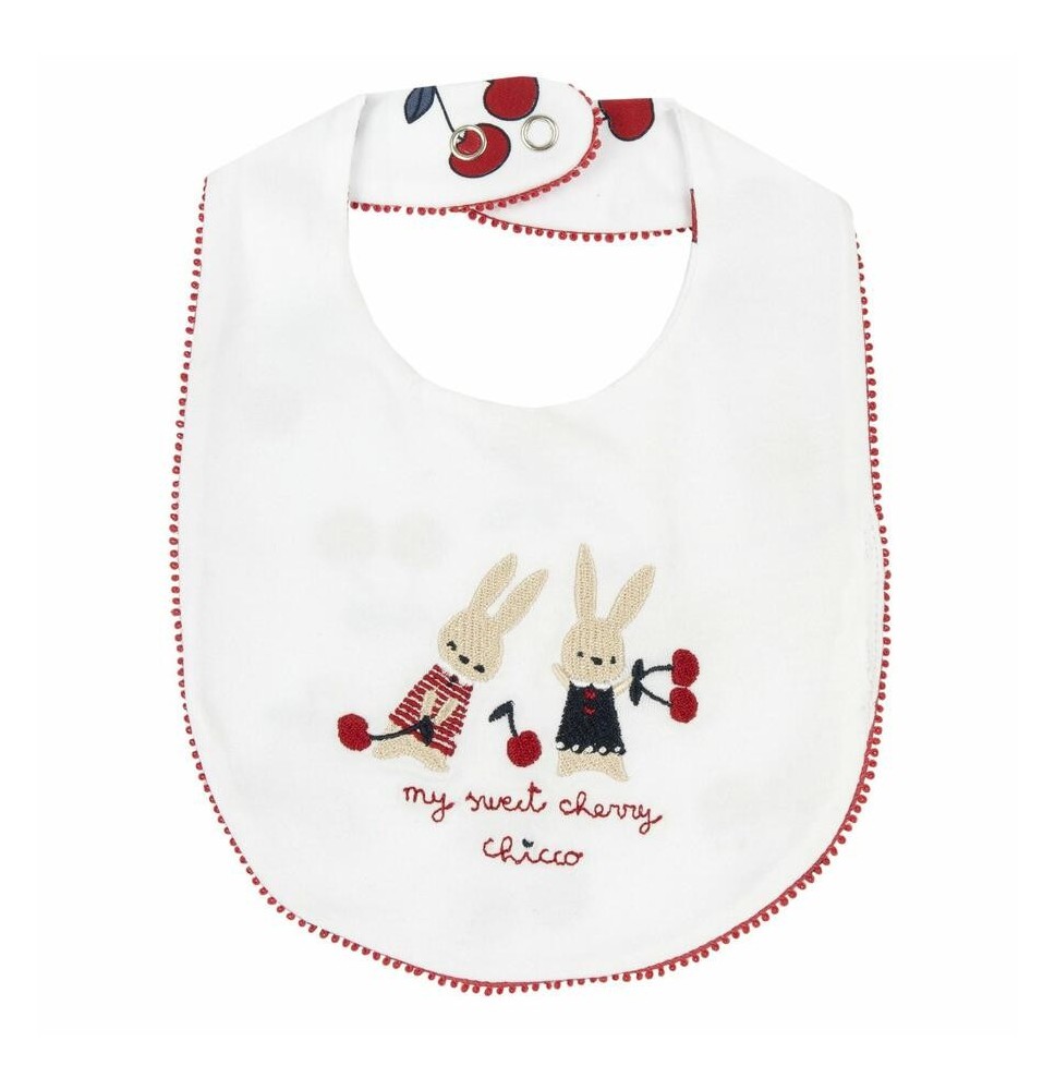 Bavaglino Chicco Neonata bianco 32941