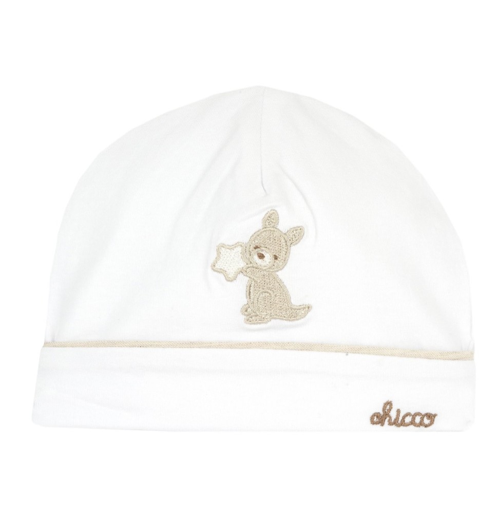 Cappello Chicco in cotone Bianco Neonato Cappello Chicco in filo blu Neonato 16243