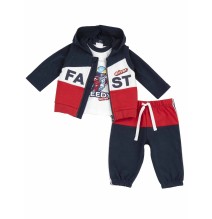 Completo Chicco Neonato Rosso e Blu 78879