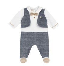 Tutina Chicco Neonato Bianco e Grigio 75770