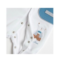 Tutina Chicco Neonato Bianca e azzurra 27116
