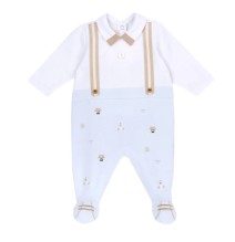 Tutina Chicco Neonato bianca e azzurra 27091