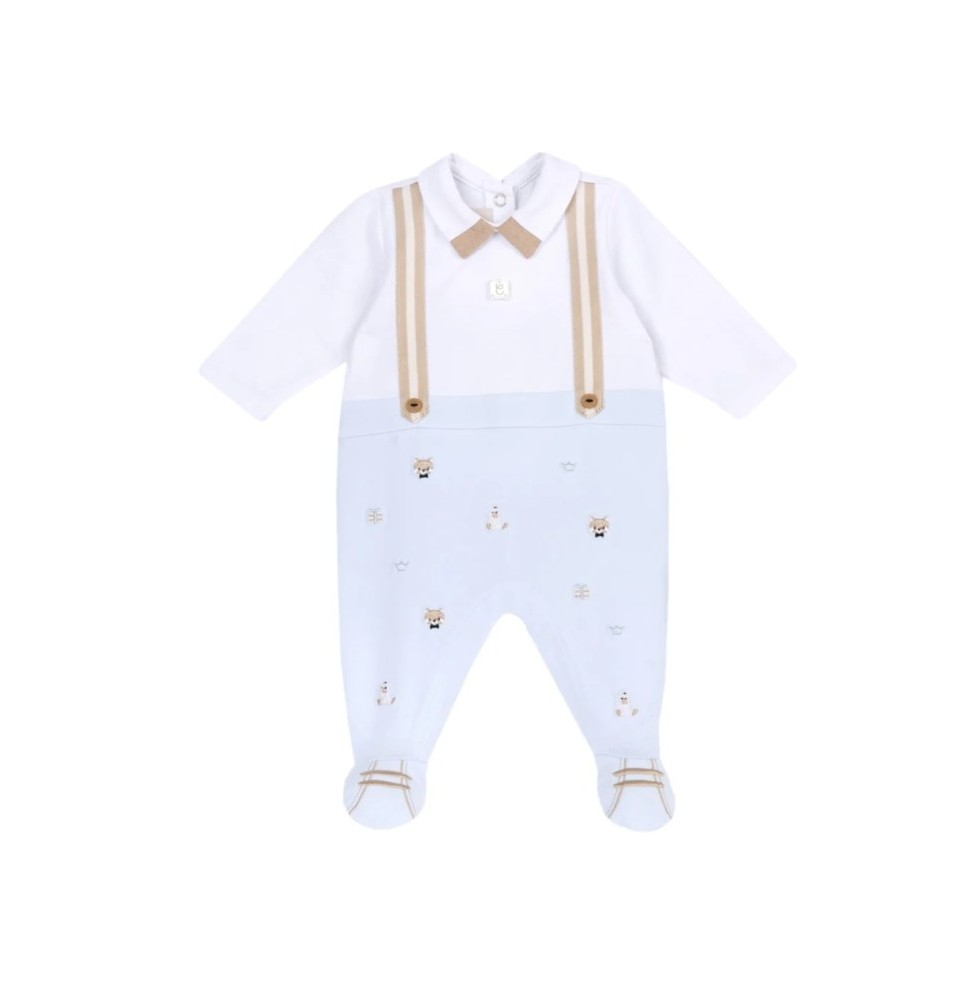 Tutina Chicco Neonato bianca e azzurra 27091