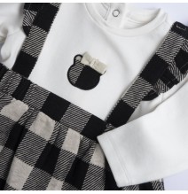 Vestito Chicco Nero manica lunga  07687