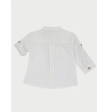 Camicia Chicco Neonato bianca in lino 54707