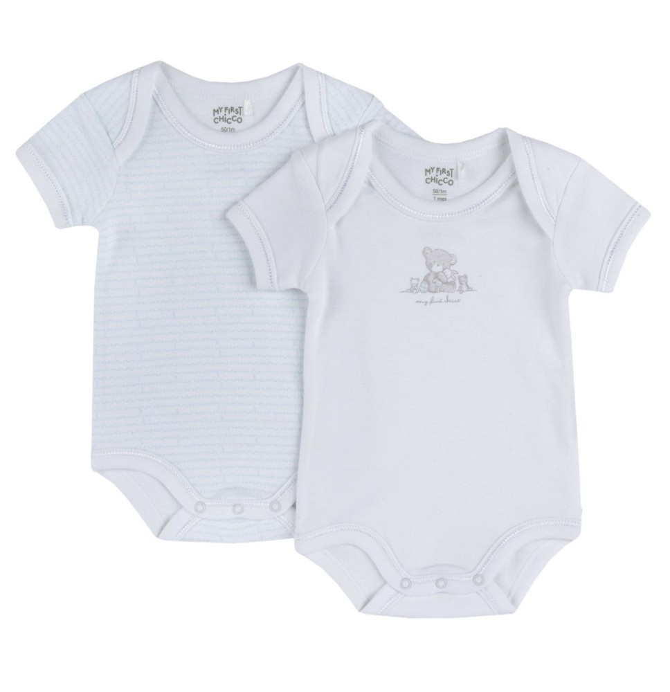 Set body intimo Chicco Neonato caldo cotone Rosa e azzurro 09011482000000_031