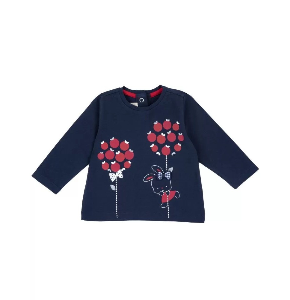 Maglietta Chicco Neonata  Blu in cotone 67990