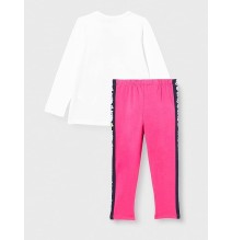 Completo Chicco Neonata Maglia e leggings Bianco e fucsia 77501