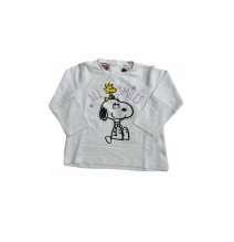 Maglietta Snoopy Sarabanda Bimba bianca 6227