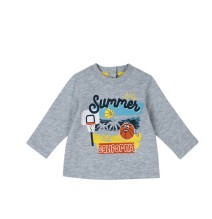 Maglietta Chicco neonato Grigia 00163
