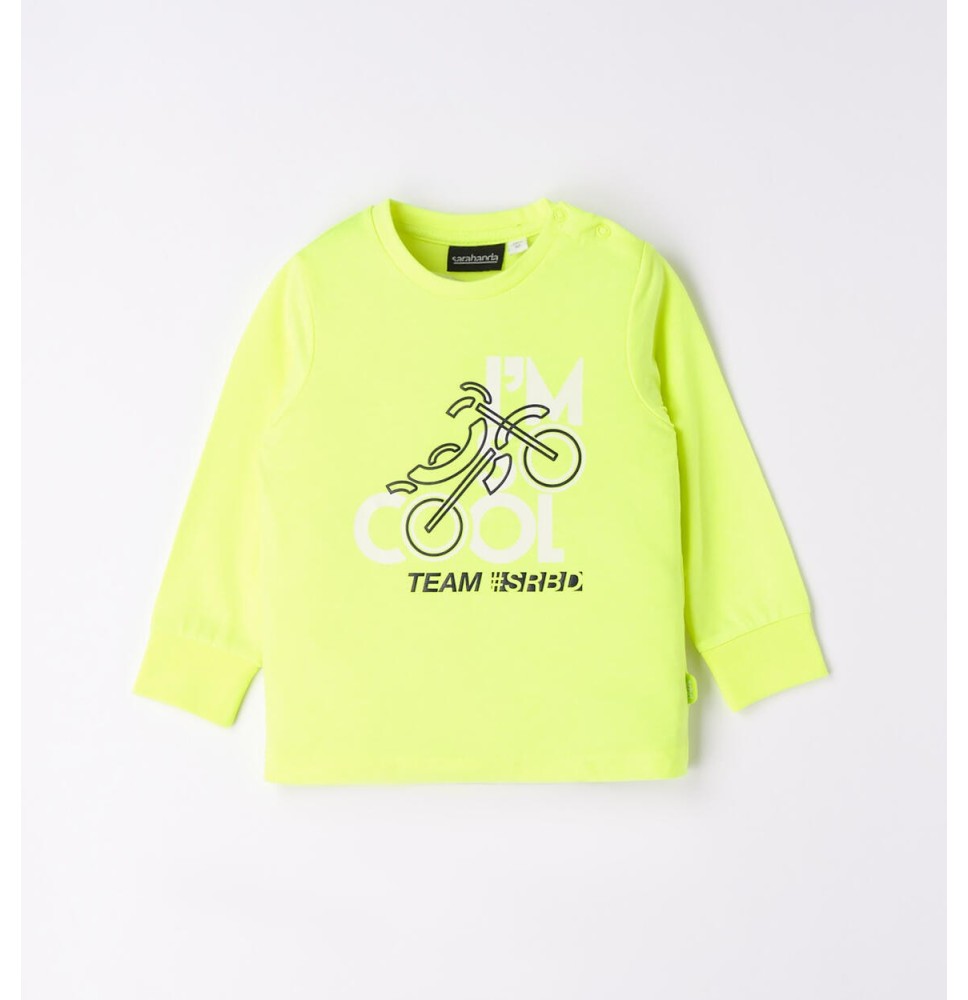 Maglietta Sarabanda Bimbo giallo fluo 6703