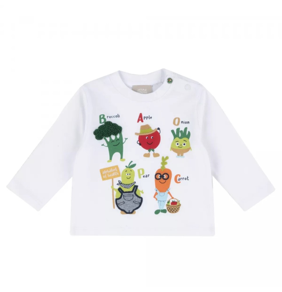 Maglietta Chicco Neonato Bianca 67543