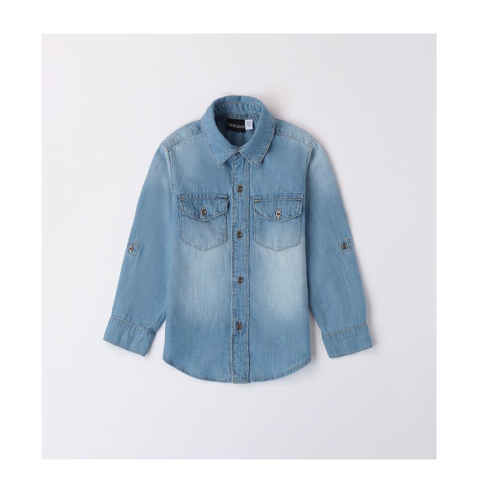 Camicia Sarabanda in jeans Bimbo D410900