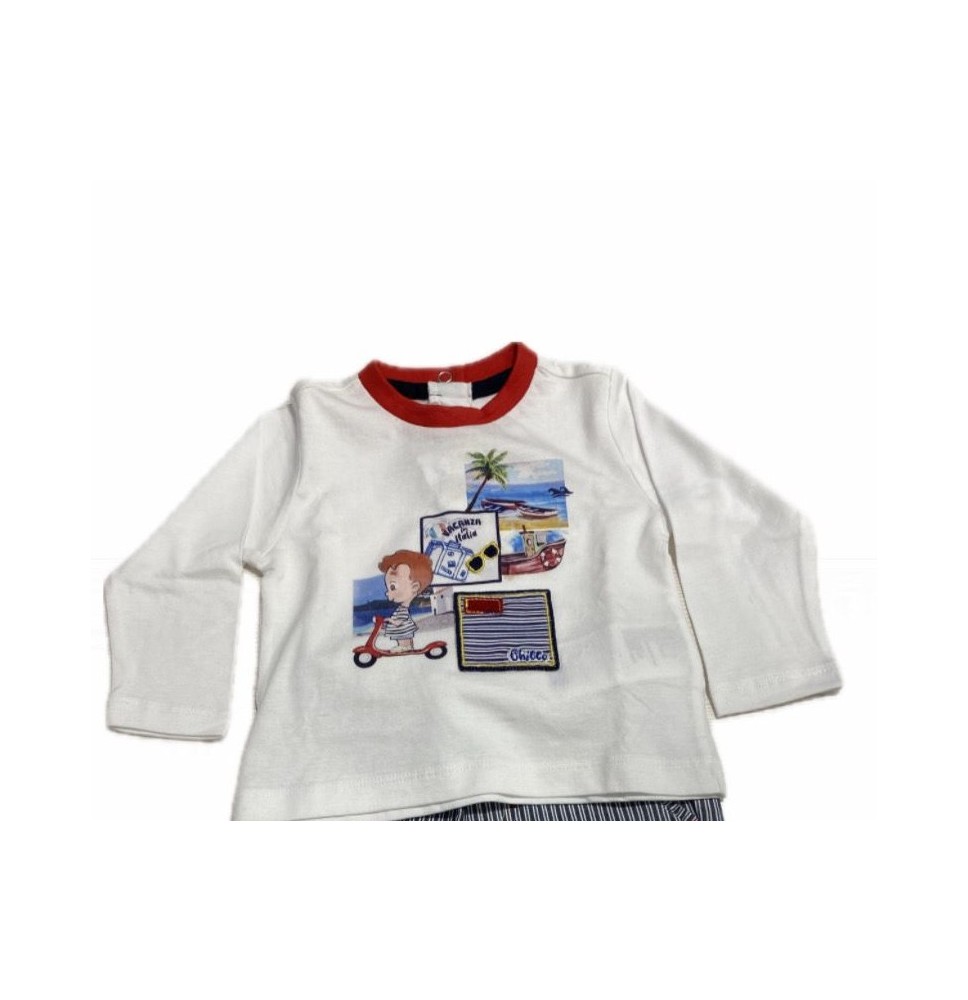 Maglietta Chicco Bimbo bianca 00013
