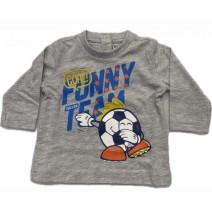 Maglietta Chicco Grigia Neonato 09067102000000_091