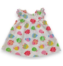 Vestito Chicco Neonata bianco fantasia pesciolini 09005904000000_033