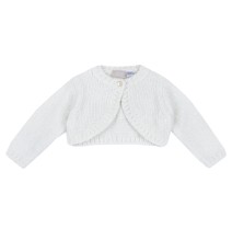 Cardigan Chicco bianco corto 05950
