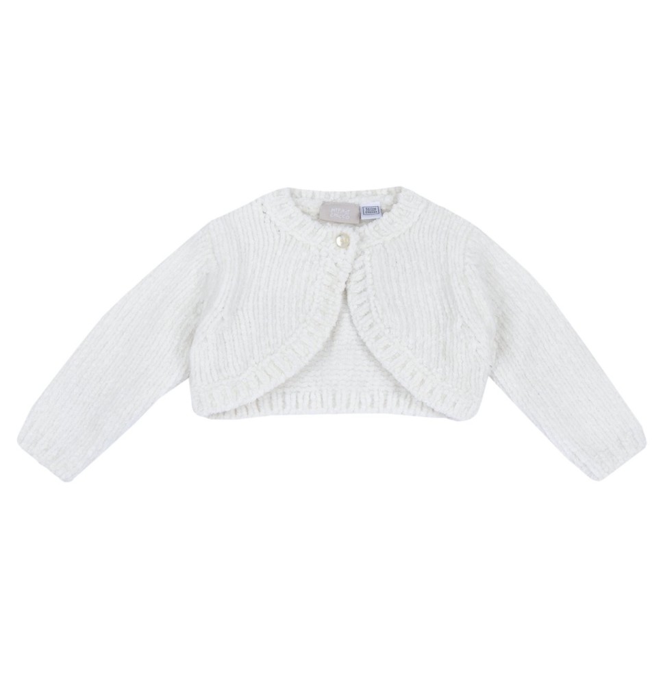 Cardigan Chicco bianco corto 05950