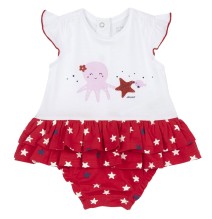 Pagliaccetto Chicco Neonata Bianco e rosso 57186