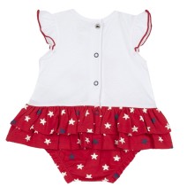 Pagliaccetto Chicco Neonata Bianco e rosso 57186